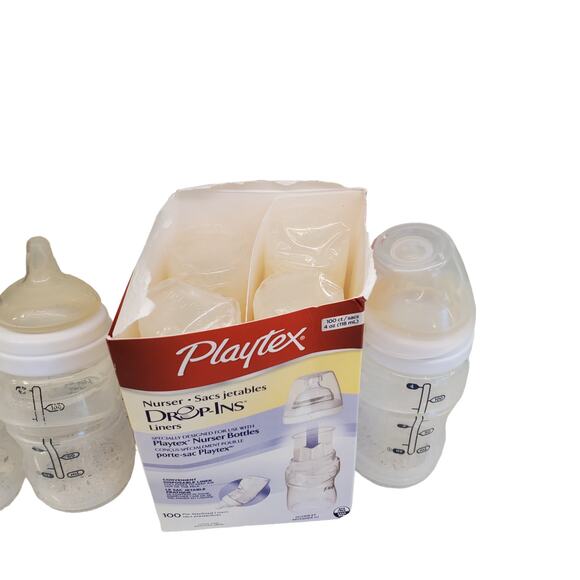 Playtex Bottles Playtex Nurser Drop Ins Liners Playtex Drop Ins Bottles Liners - Picture 6 of 15